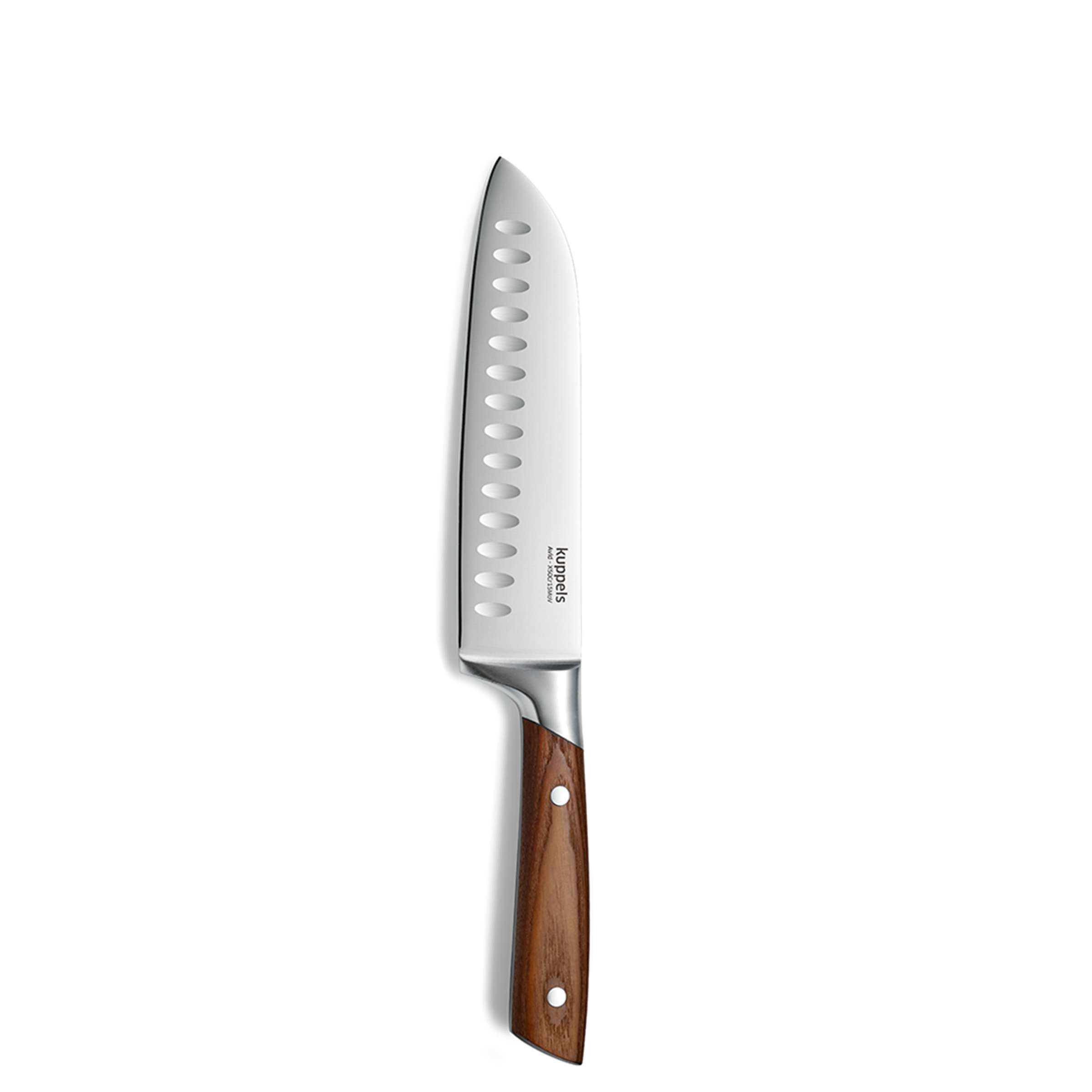 AVID Santokumesser von Kuppels, scharfes Küchenmesser mit ergonomischem Griff und scharfer Klinge für präzises Schneiden.