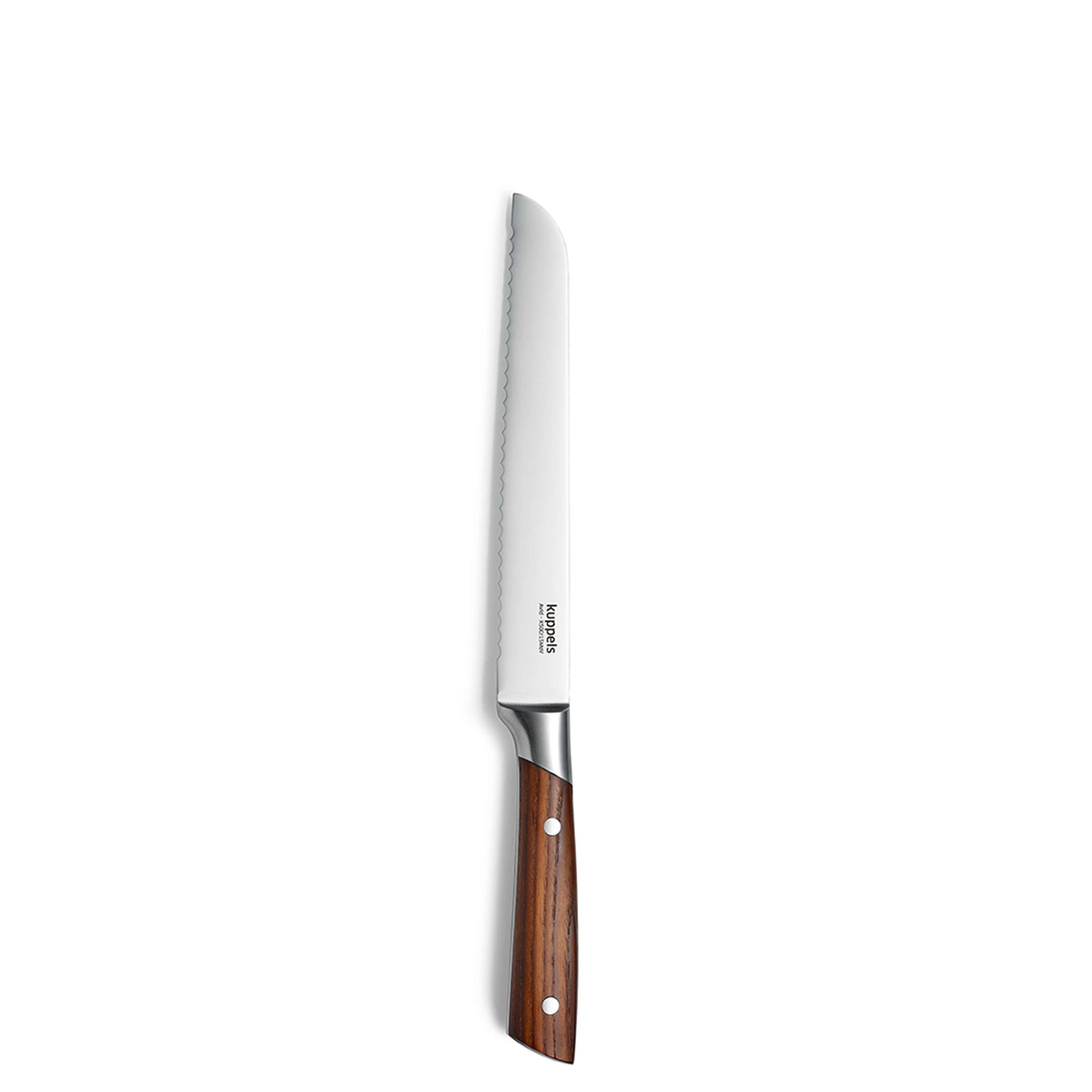 AVID Brotmesser von Kuppels, Küchenmesser mit Wellenschliff, zum Schneiden von Brot und Gebäck, detailreiche Nahaufnahme