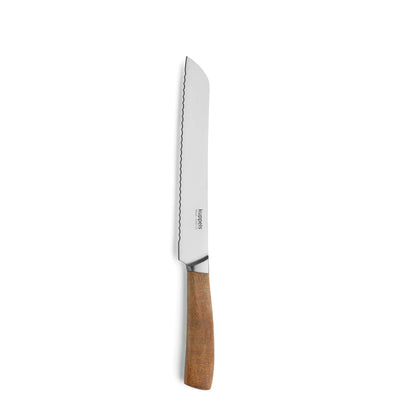 Kuppels Holz Messerblock, 5-teilig, mit verschiedenen Messern in einem eleganten Holzblock für Küchenmesser.