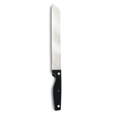 Kuppels SHARP LINE EDITION Messerblock mit fünf Messern aus Edelstahl, schwarz, mit Sichtfenster und Holzständer