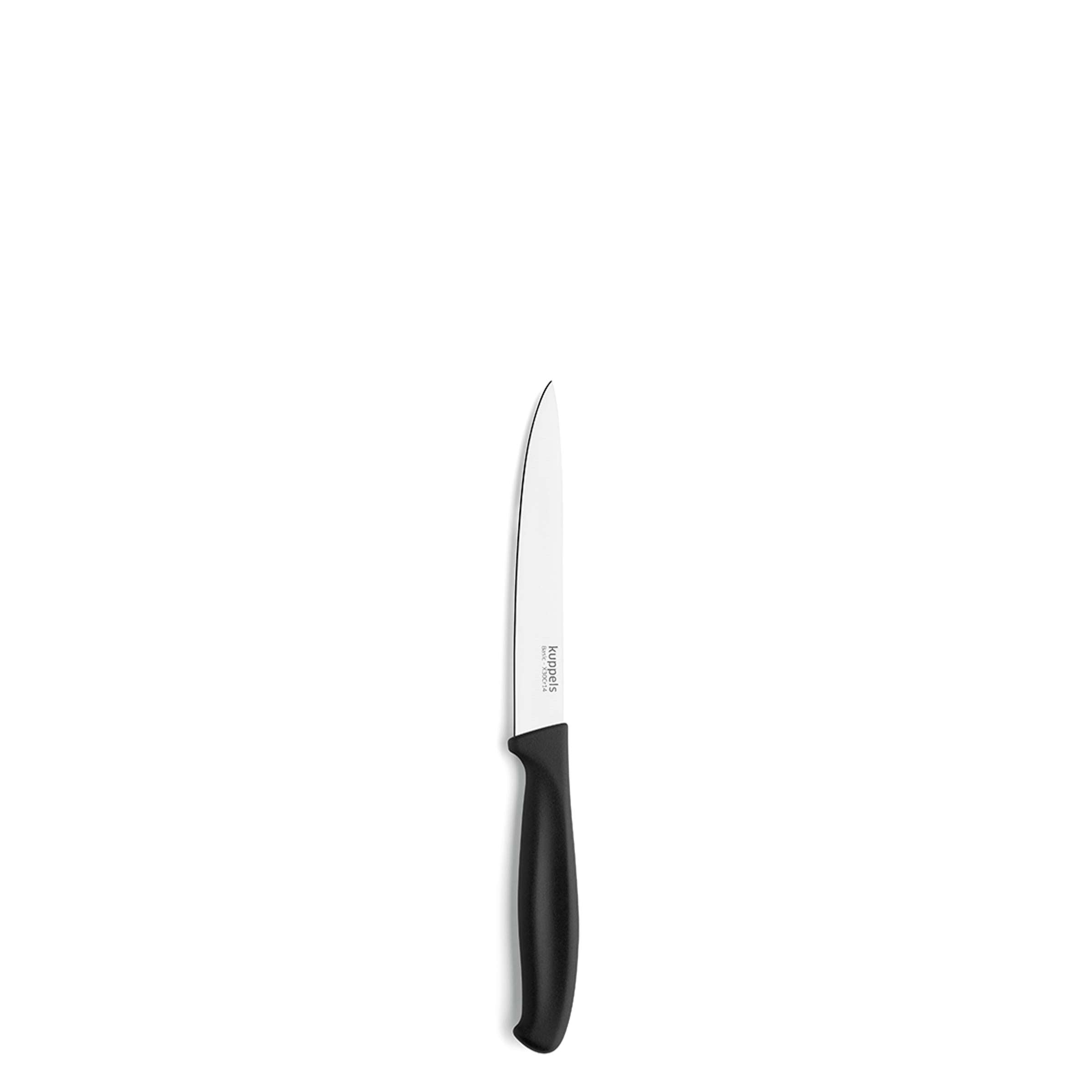 Kuppels BASIC Messerblock 5-teilig mit schwarzen Kunststoffblöcken und Edelstahlmessern, ideal für sichere Messeraufbewahrung