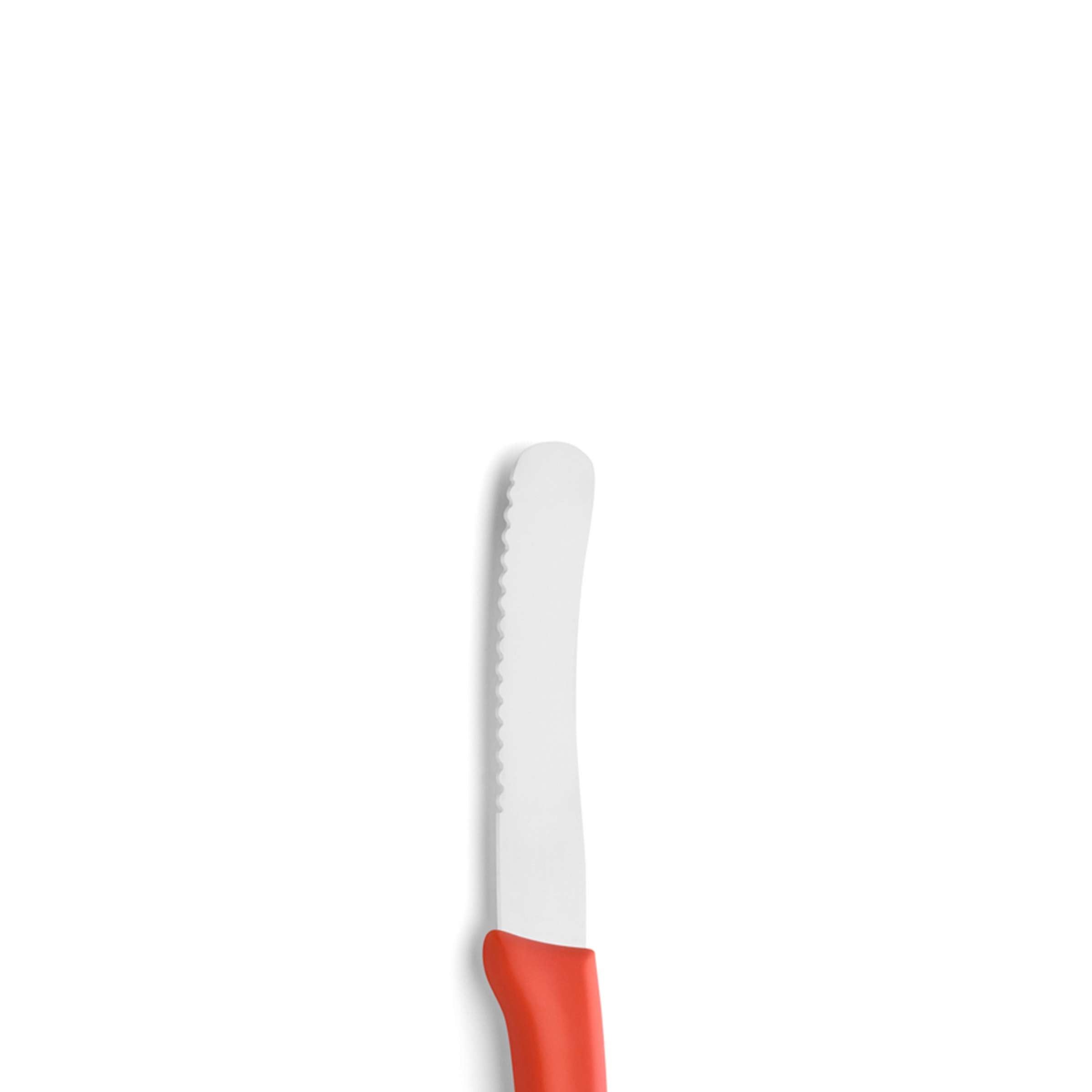 Drei Küchenmesser im Kuppels Frühstücksmesser-Set aus Solingen, mit scharfen Klingen und ergonomischen Griffen.