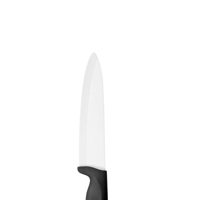 Kuppels Keramik-Kochmesser mit scharfer Klinge, ideal für präzises Schneiden in der Küche, in Nahaufnahme.