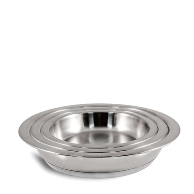 Kuppels QUICK CLACK PRO Pfanne 28 cm aus Edelstahl mit ergonomischem Griff, ideal zum Braten und Kochen.