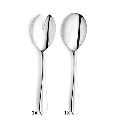 Kuppels TRIVO Besteckset 45-teilig mit Messer, Gabel, Löffel aus Edelstahl, elegant für den täglichen Gebrauch