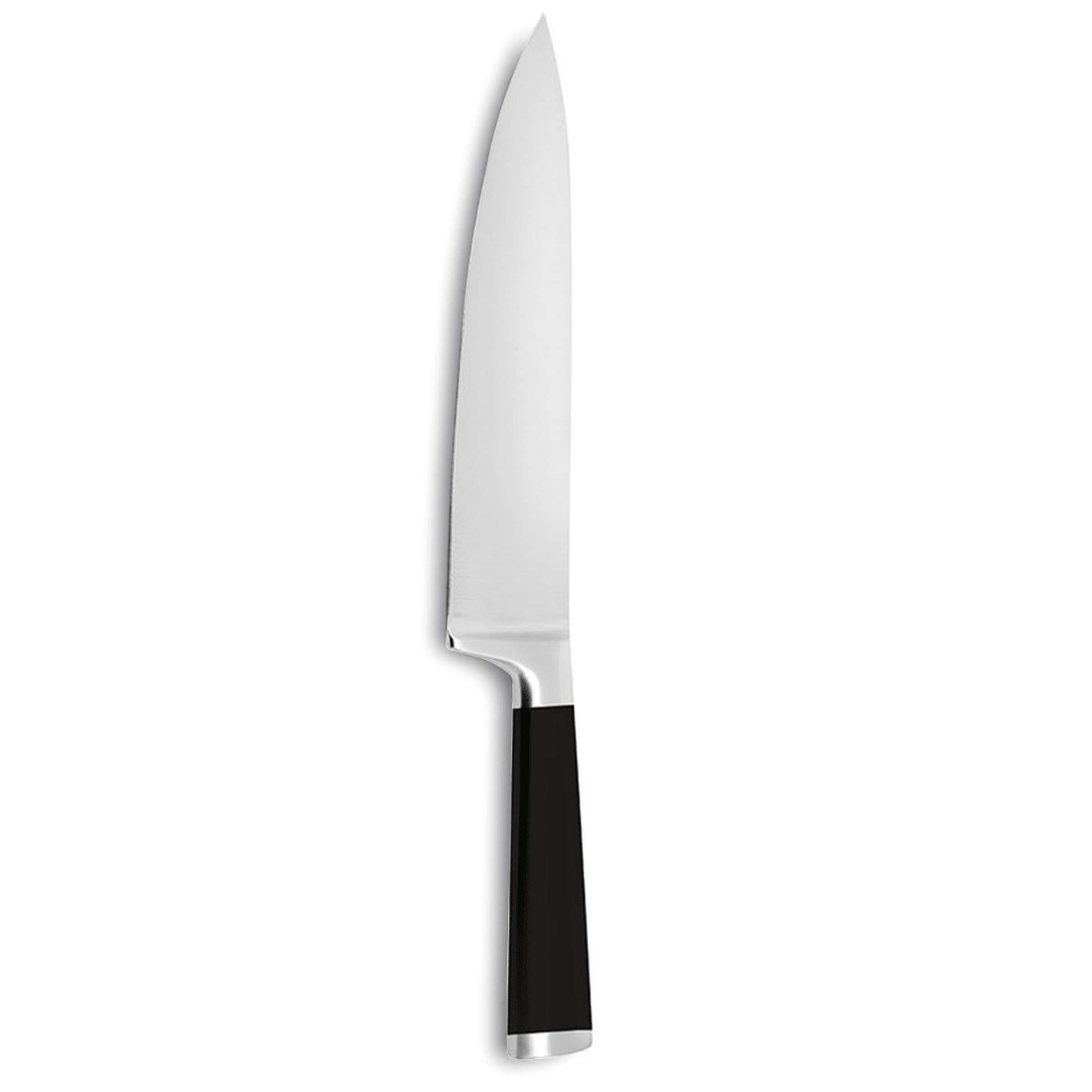 Kuppels TOUCH Messerblock 5-teilig mit schwarzen Holzstäben und Edelstahlmesser, stabiles Küchenmesser-Set auf Küchenarbeitsplatte