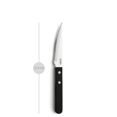 FILET Steakmesser Set 6-teilig schwarz