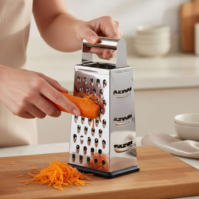 Kuppels GRANO Vierkantreibe, Edelstahl, mit Griff, für Küchenzubereitung, Nahaufnahme des Küchenaccessoires