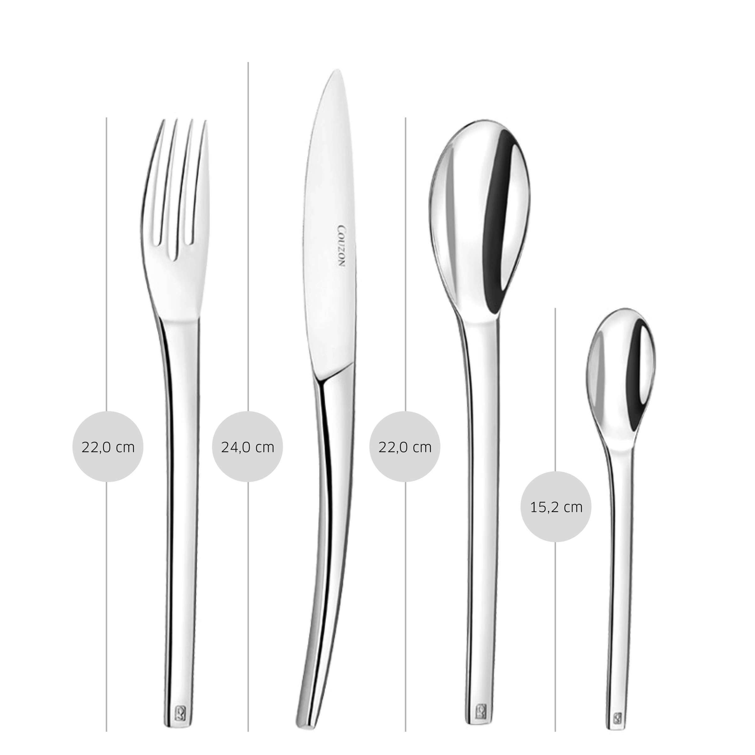 NEUVIÈME ART Besteckset 86-teilig