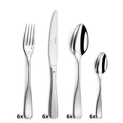 MILLENIUM Besteckset 24-teilig mattiert