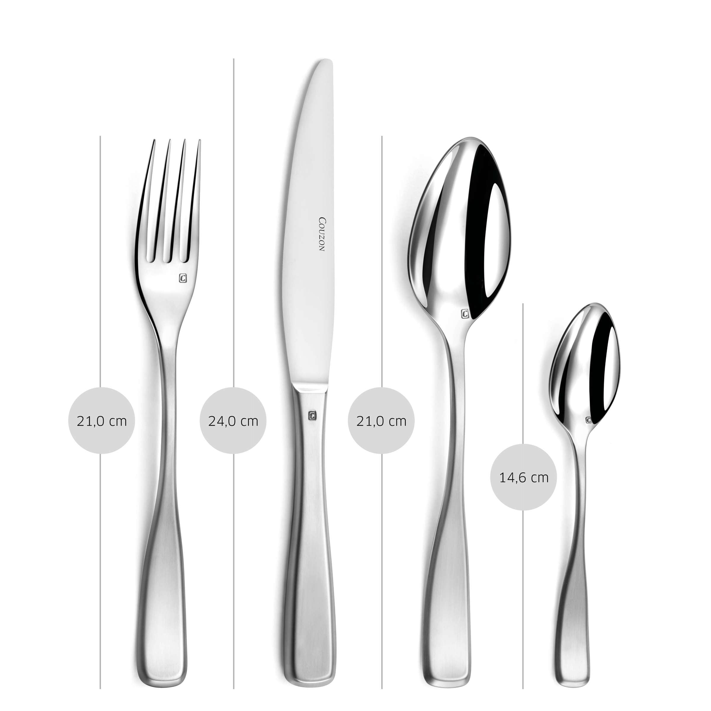 MILLENIUM Besteckset 24-teilig mattiert