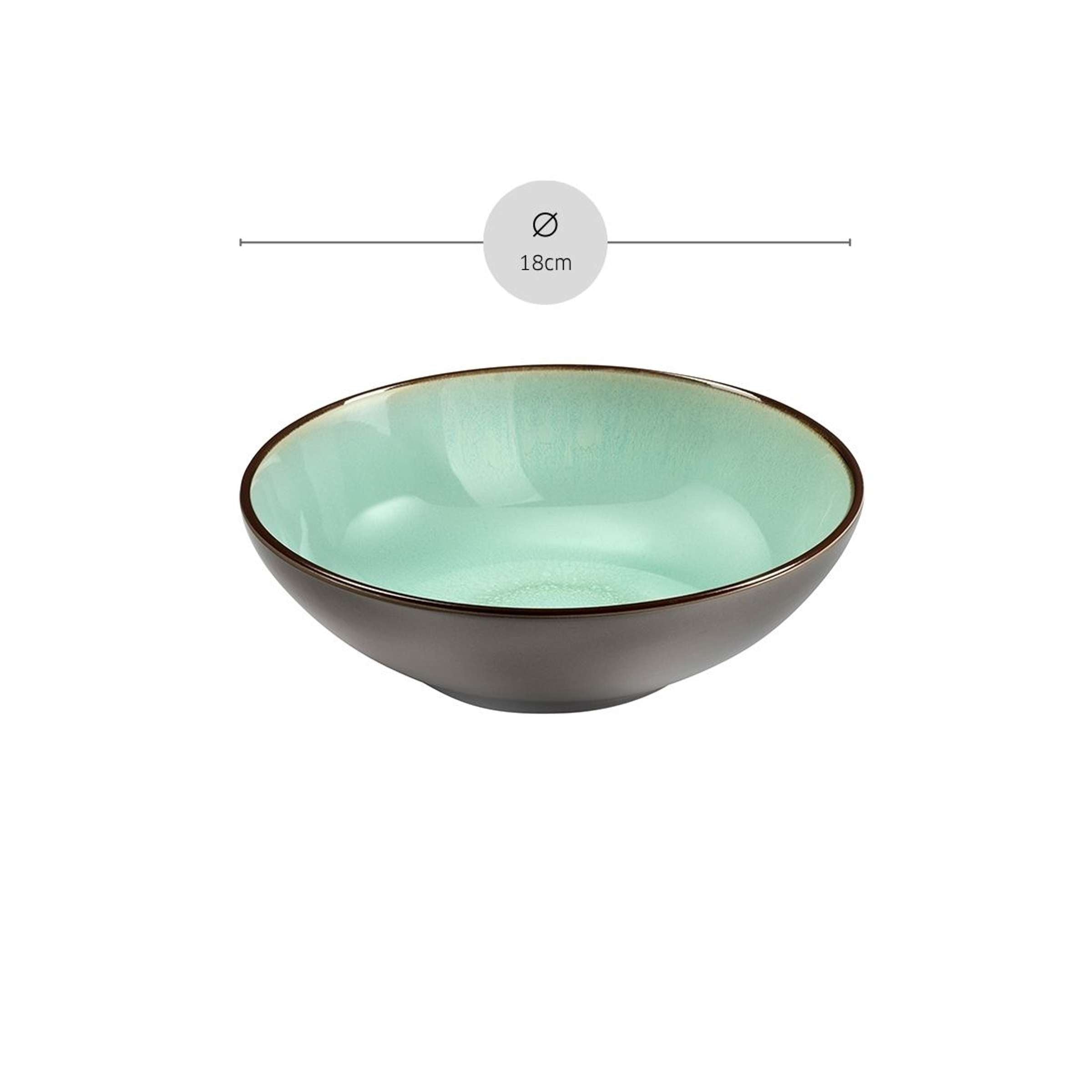 Feeding Jade Salatteller aus dem Tableware Sortiment von Médard de Noblat, dekoratives Geschirr für Salate und Tischdekoration.