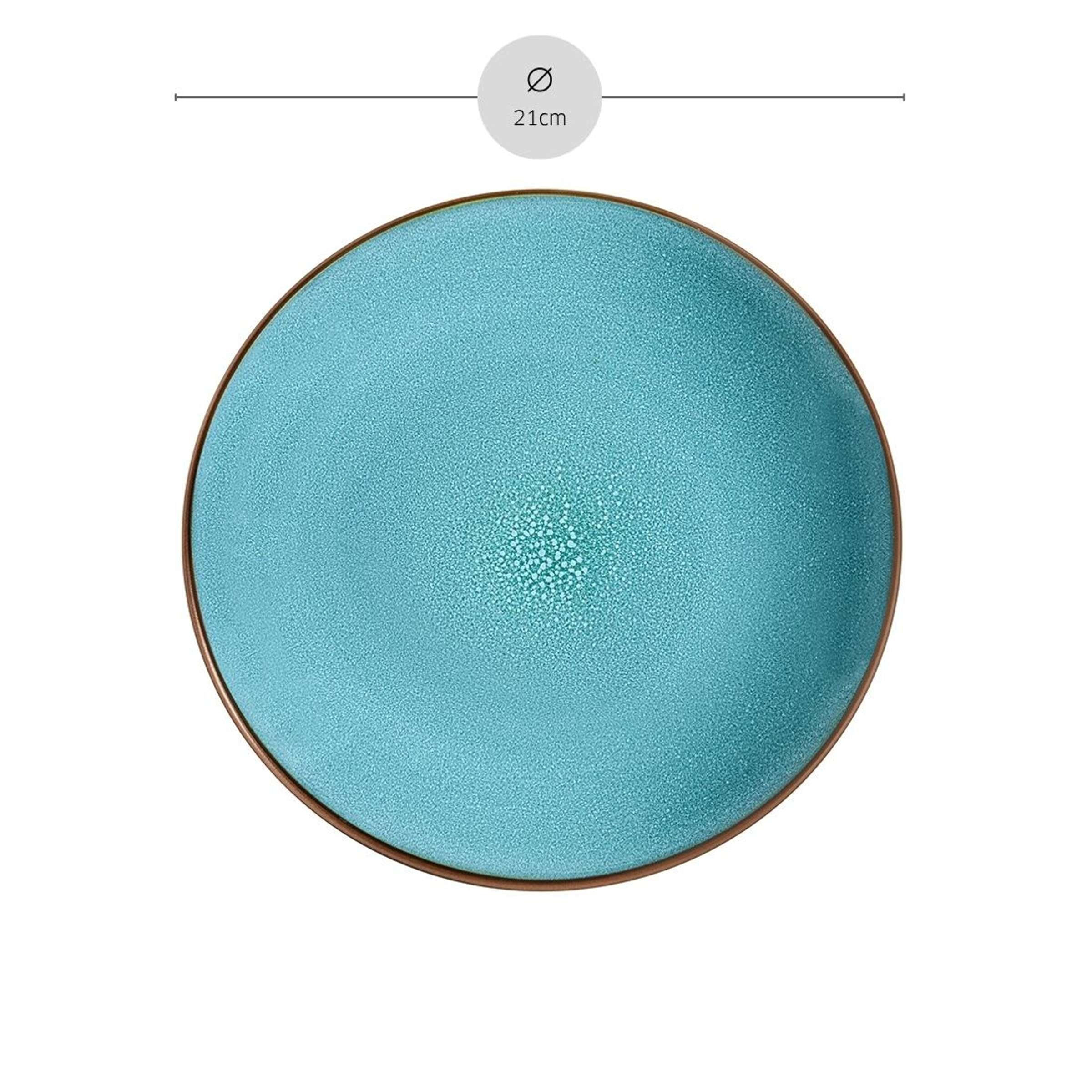 FEELING TURQUOISE Dessert Plate