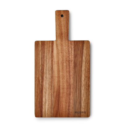 NICE Schneidebrett Set 2-teilig von Kuppels, stabiles Schneidebrett aus Holz, ideal für Küchenarbeiten, im Nahaufnahmebild