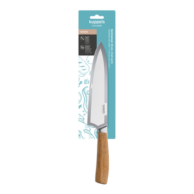 Kuppels WOOD Kochmesser aus Holz mit ergonomischem Griff, ideal für präzises Schneiden in der Küche