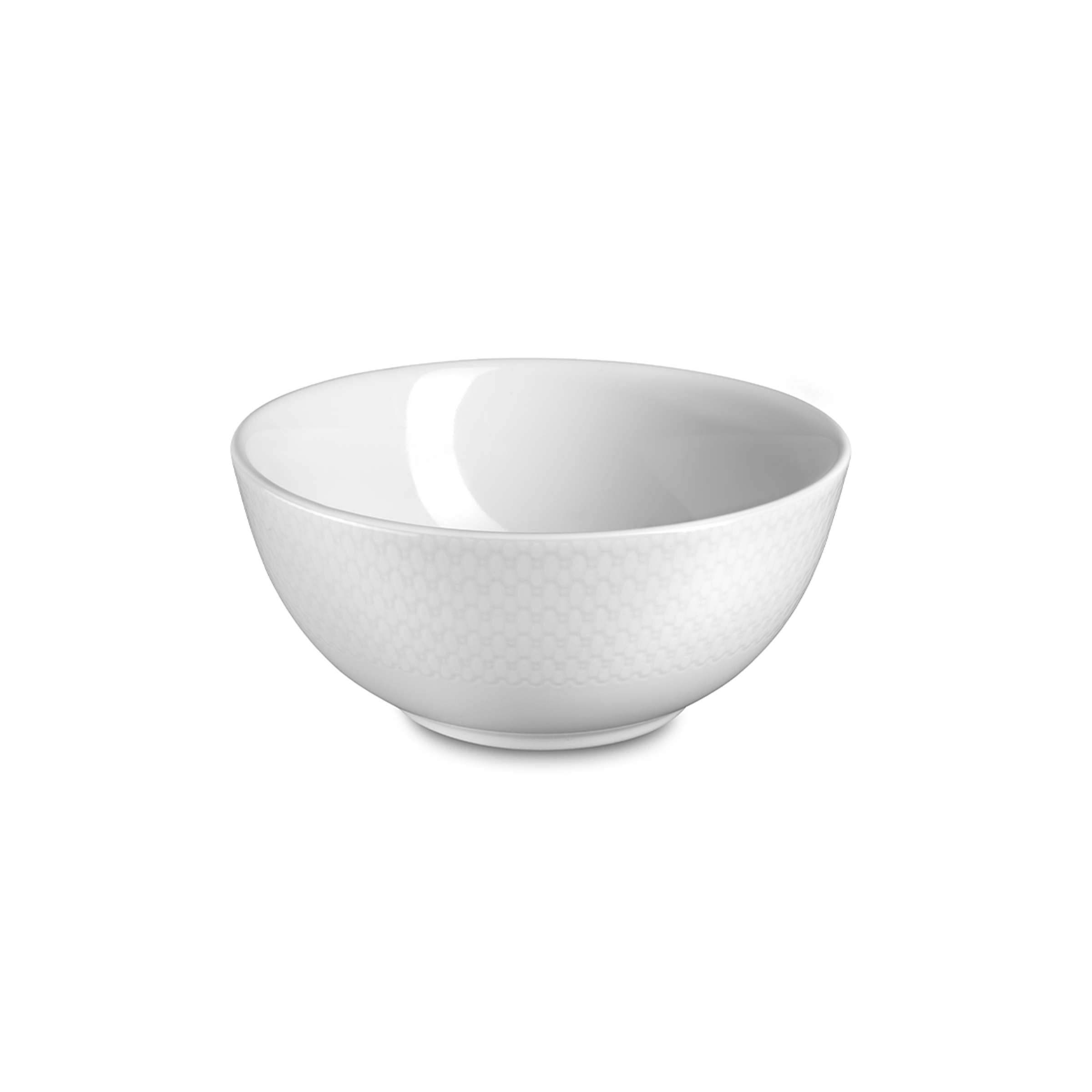 Weiße IZY Müslischale von Médard de Noblat, elegante Frühstücksschale aus hochwertigem Geschirr.