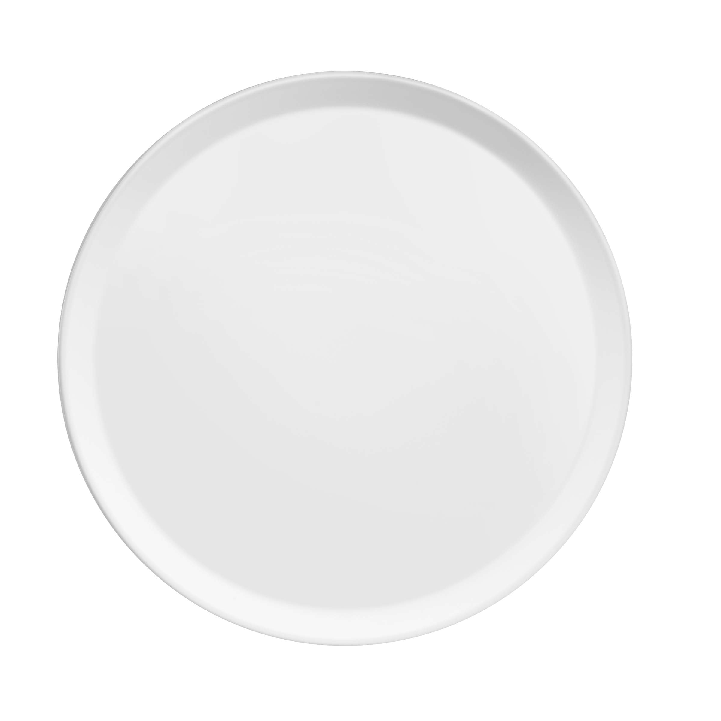 Weißer Speiseteller von Médard de Noblat, elegante YAKA WHITE Tischware, glatte Oberfläche und klassisches Design.