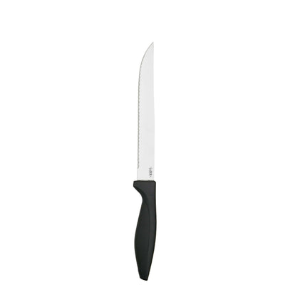 Laser Messerblock von Richardson Sheffield mit sechs Messern, inklusive Fleischmesser, in elegantem Design.