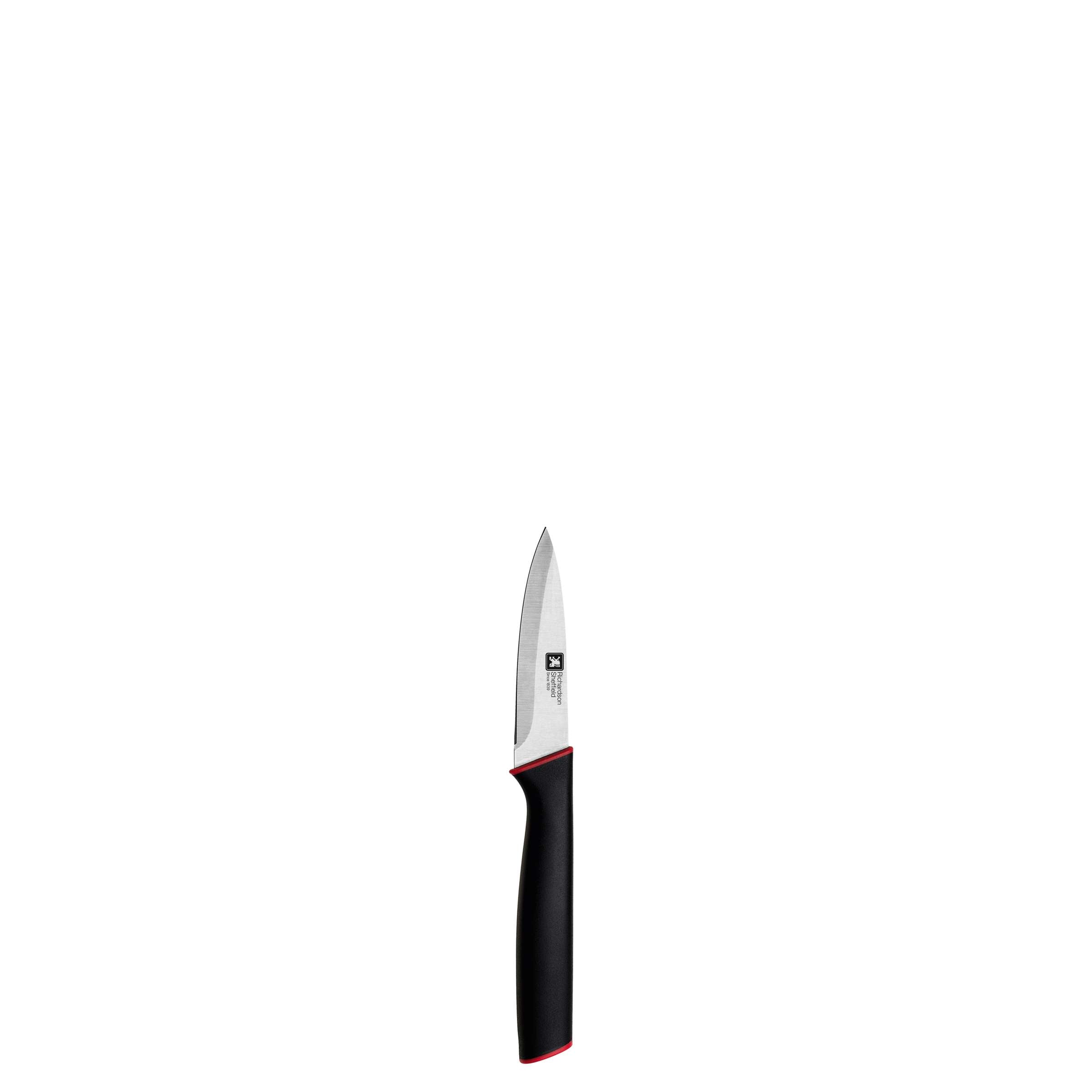 MIRA Küchenmesser Set 5-teilig von Richardson Sheffield, scharfe Küchenmesser mit ergonomischen Griffen, auf weißem Hintergrund.