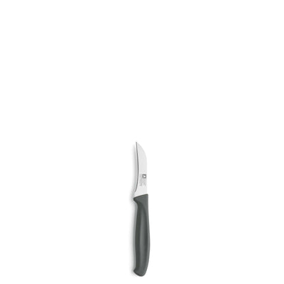 Dreiteiliges Küchenmesser-Set von Richardson Sheffield mit Schäler, Messer und Küchenmesser auf weißem Hintergrund.