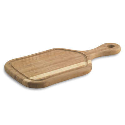 Schneidebrett von Richardson Sheffield, robustes PADDLE Schneidebrett aus Holz für die Küche, detailreiche Nahaufnahme