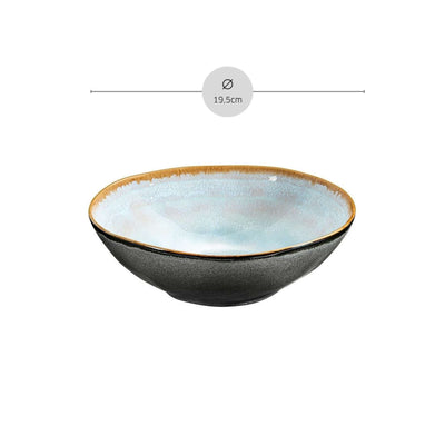SHADOW AQUA Suppenteller blau,grau