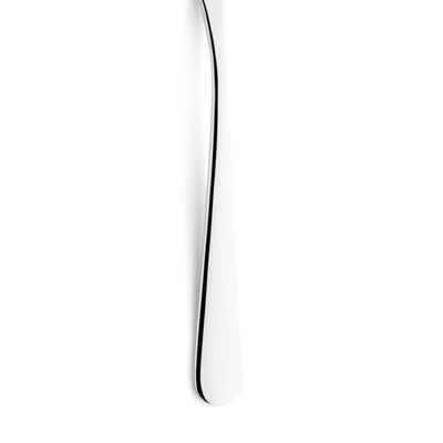 Einzige Fleischgabel von Paul Wirths aus der RHODOS-Serie, aus Edelstahl gefertigt, mit vier Zinken und ergonomischem Griff.