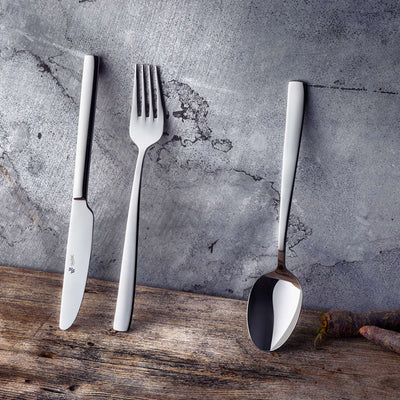 Paul Wirths PURE Besteckset 30-teilig mit Messer, Gabel, Löffel aus Edelstahl, elegant und hochwertig für den Esstisch.