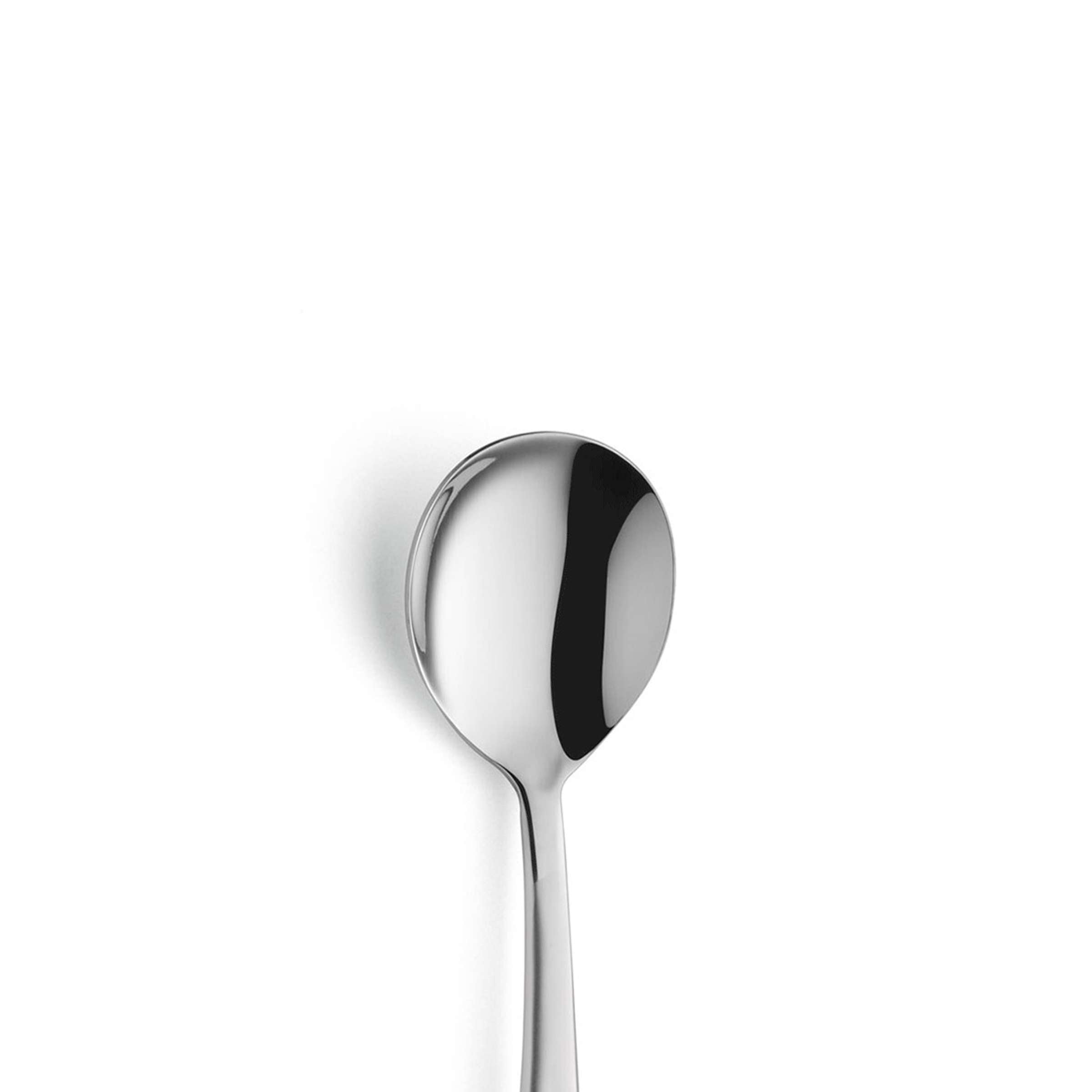 Paul Wirths SWING Sahnelöffel aus mattem Edelstahl, elegantes Besteckstück mit modernem Design, ideal für den Tisch.