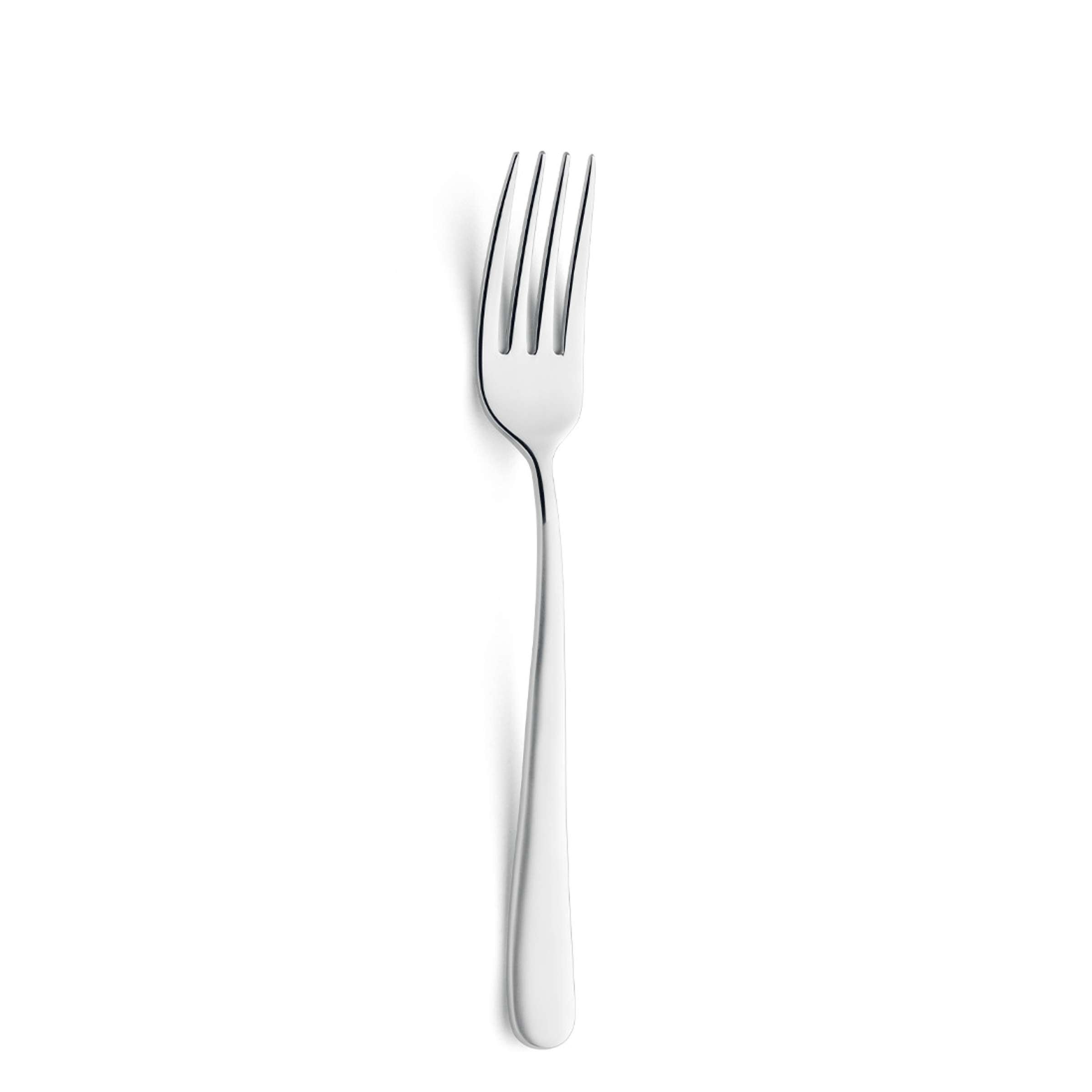 Blues Besteckset 24-teilig, mattiertes Paul Wirths Besteck mit Gabeln, Messern, Löffeln auf weißem Hintergrund, elegante Essbesteck-Kollektion