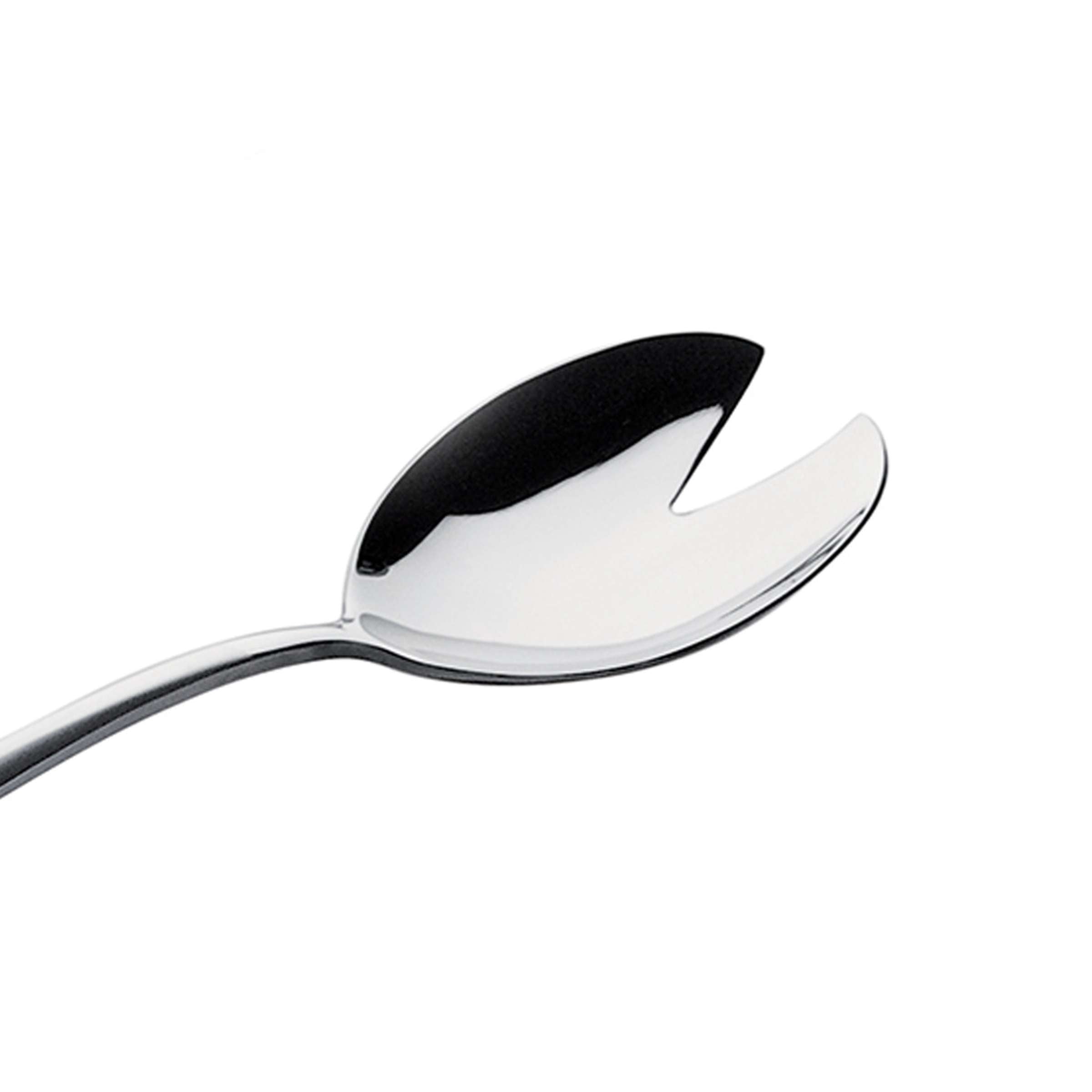 Mattierte Salatgabel von Paul Wirths aus Edelstahl, modernes Design, einzelne Gabel für Salate.