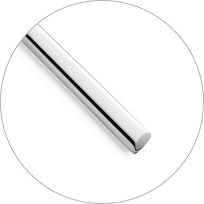 VIVENDI Menülöffel von Paul Wirths, elegantes Besteckstück aus Edelstahl, Nahaufnahme des Löffels mit glänzendem Finish