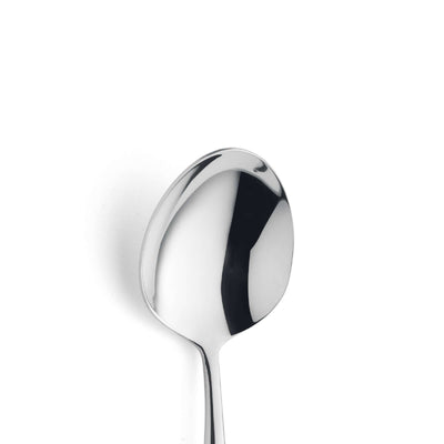 Paul Wirths ROMA Vorspeisen- und Dessertlöffel aus Besteck, einzelnes Silberbesteckstück, elegantes Design, glänzende Oberfläche