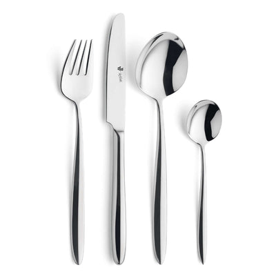 ROMA Besteckset 24-teilig von Paul Wirths, Edelstahl, Messer, Gabeln, Löffel, elegant und hochwertig für den Tisch.