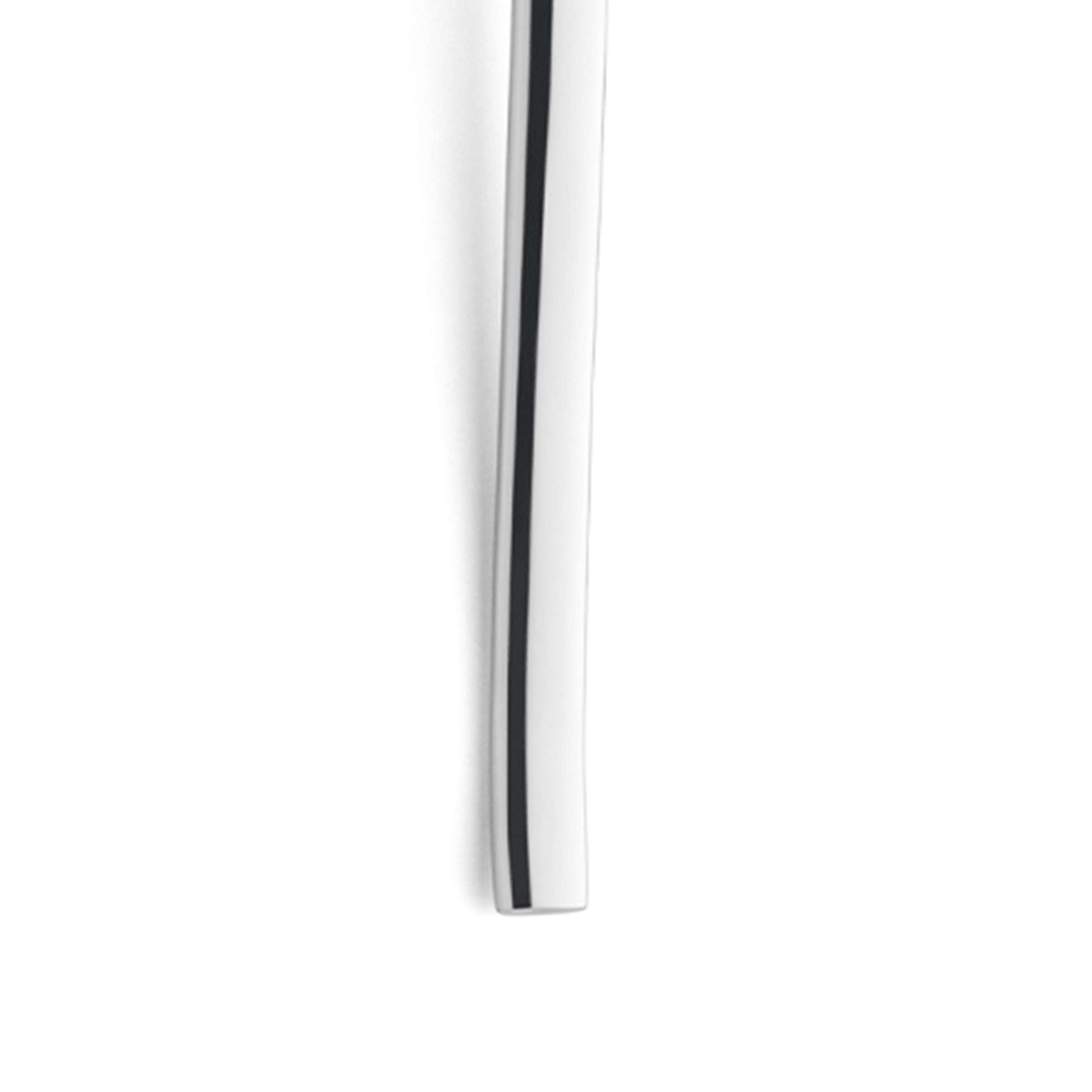 Ein einzelner Bali Menülöffel aus dem Paul Wirths Besteckset, Edelstahl, elegantes Design, detailreiche Oberfläche.