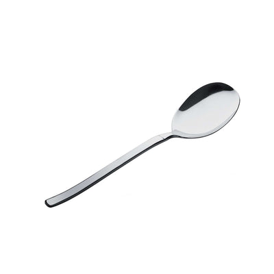 Ein einzelner BALI Salatlöffel von Paul Wirths aus hochwertigem Besteck, ideal für Salate und Servieren.