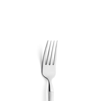 Mannigabel aus mattiertem Edelstahl, Einzelstück von Paul Wirths, für modernes Besteck-Design in der Küche