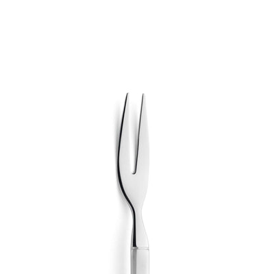 Mattierte Fleischgabel von Paul Wirths, langlebiges Besteckstück aus Edelstahl, zeigt die Zinken und ergonomischen Griff.