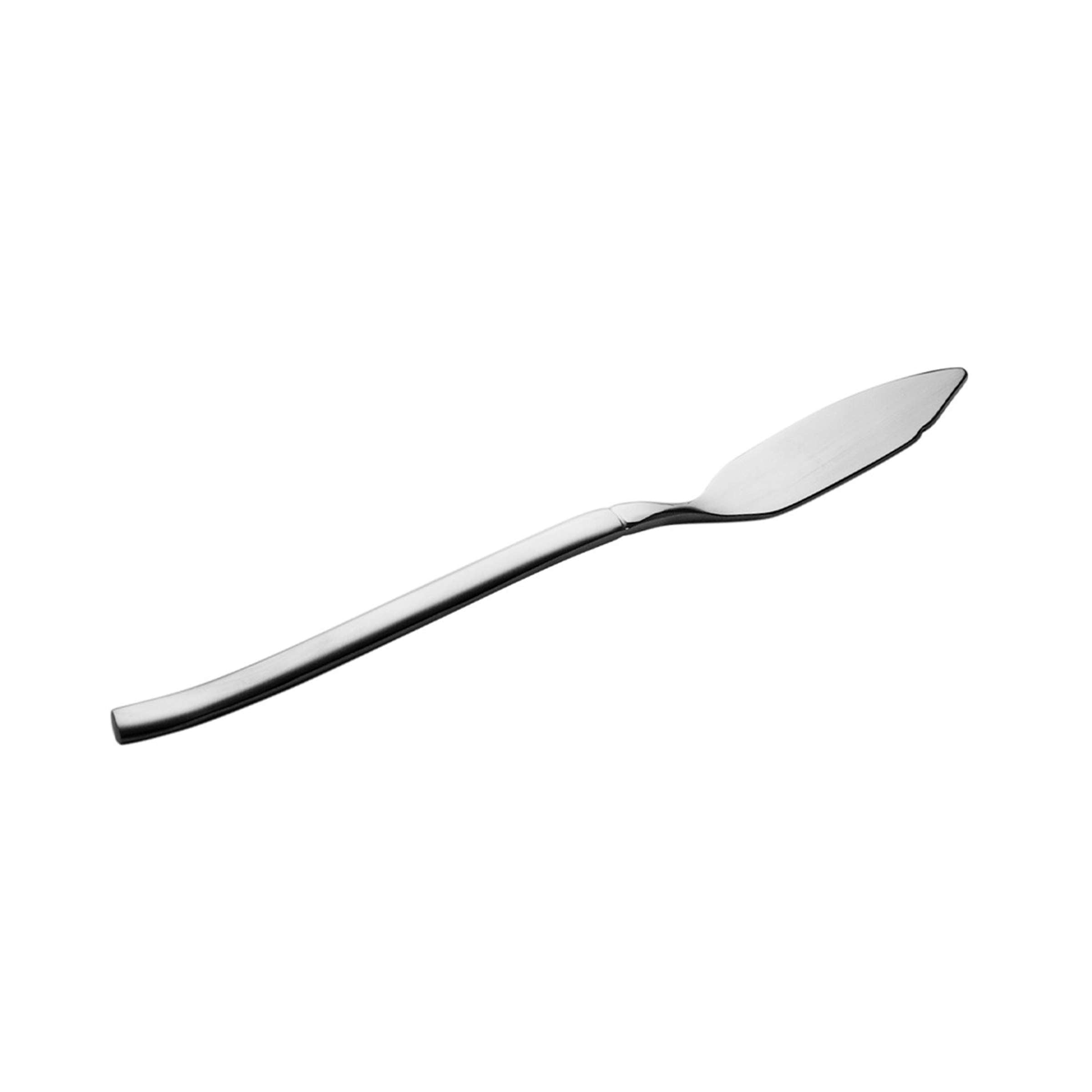 Mattiertes Bali Fischmesser von Paul Wirths, scharfes Küchenmesser mit ergonomischem Griff, liegt gut in der Hand, perfekt für Fischzubereitung