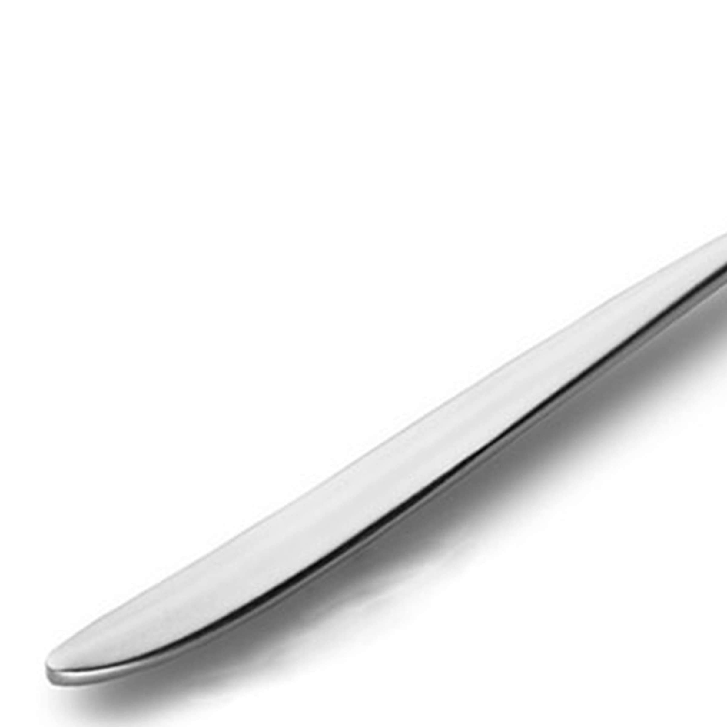 Männliche ROMA Menügabel von Paul Wirths, mattiertes Besteck, Einzelstück, elegante Essgabel mit modernem Design