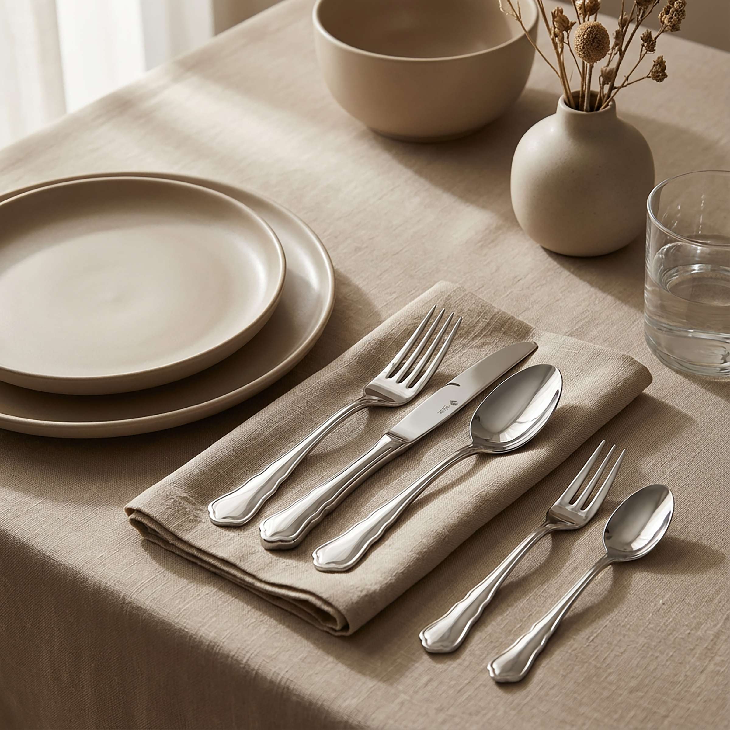 CHIPPENDALE Servierlöffel von Paul Wirths aus Silber, elegant gestaltet, mit klassischen Mustern, für Servieren und Tischdekoration