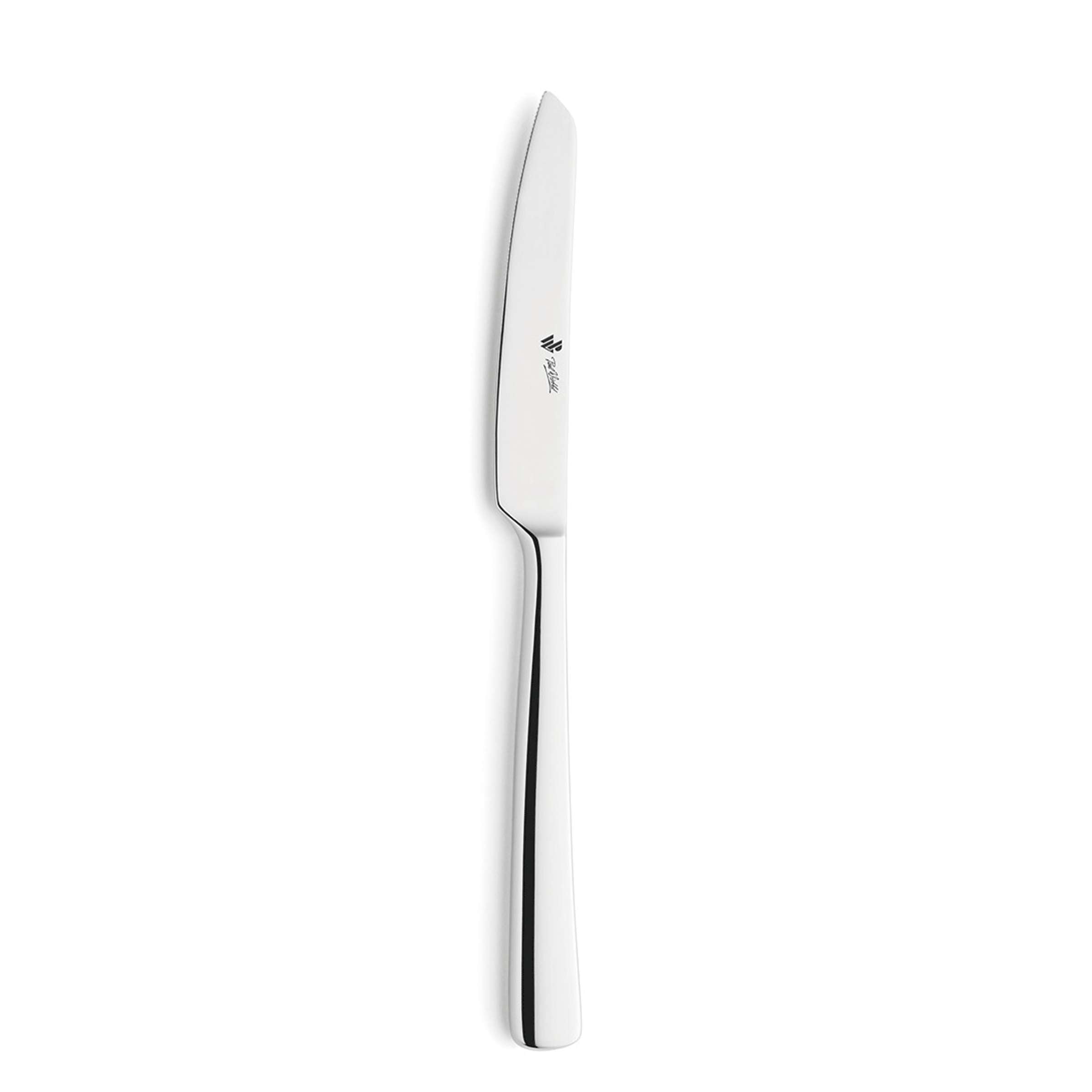 Elegantes 30-teiliges COMO Besteckset von Paul Wirths mit Messer, Gabel, Löffel und Teelöffel aus Edelstahl, auf weißem Hintergrund.