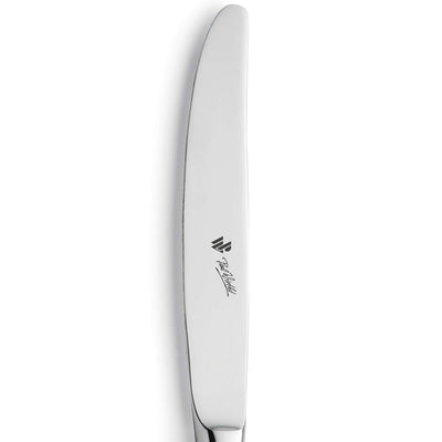 Augsburger Faden Menümesser von Paul Wirths mit Hohlheft, elegantes Messer für das Esstisch-Geschirr, detailreiche Ansicht