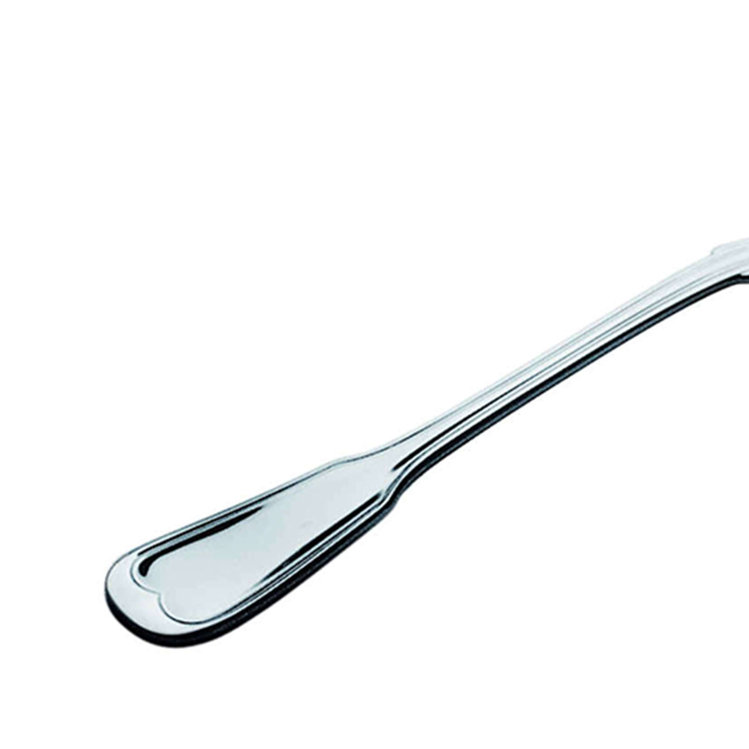 Paul Wirths AUGSBURGER FADEN Salatlöffel aus Edelstahl, einzelnes Besteckstück mit dekorativem Design, ideal für Salate.