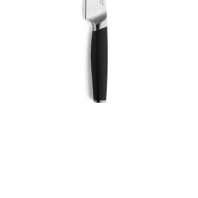 Paul Wirths CERASTEEL Allzweckmesser, scharfes Küchenmesser mit ergonomischem Griff, auf Schneidebrett liegend.