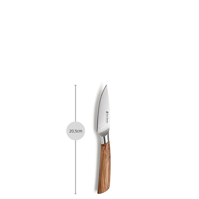 Schälmesser von Paul Wirths, scharfes Küchenmesser mit ergonomischem Griff, ideal zum Schälen und Schneiden von Obst und Gemüse