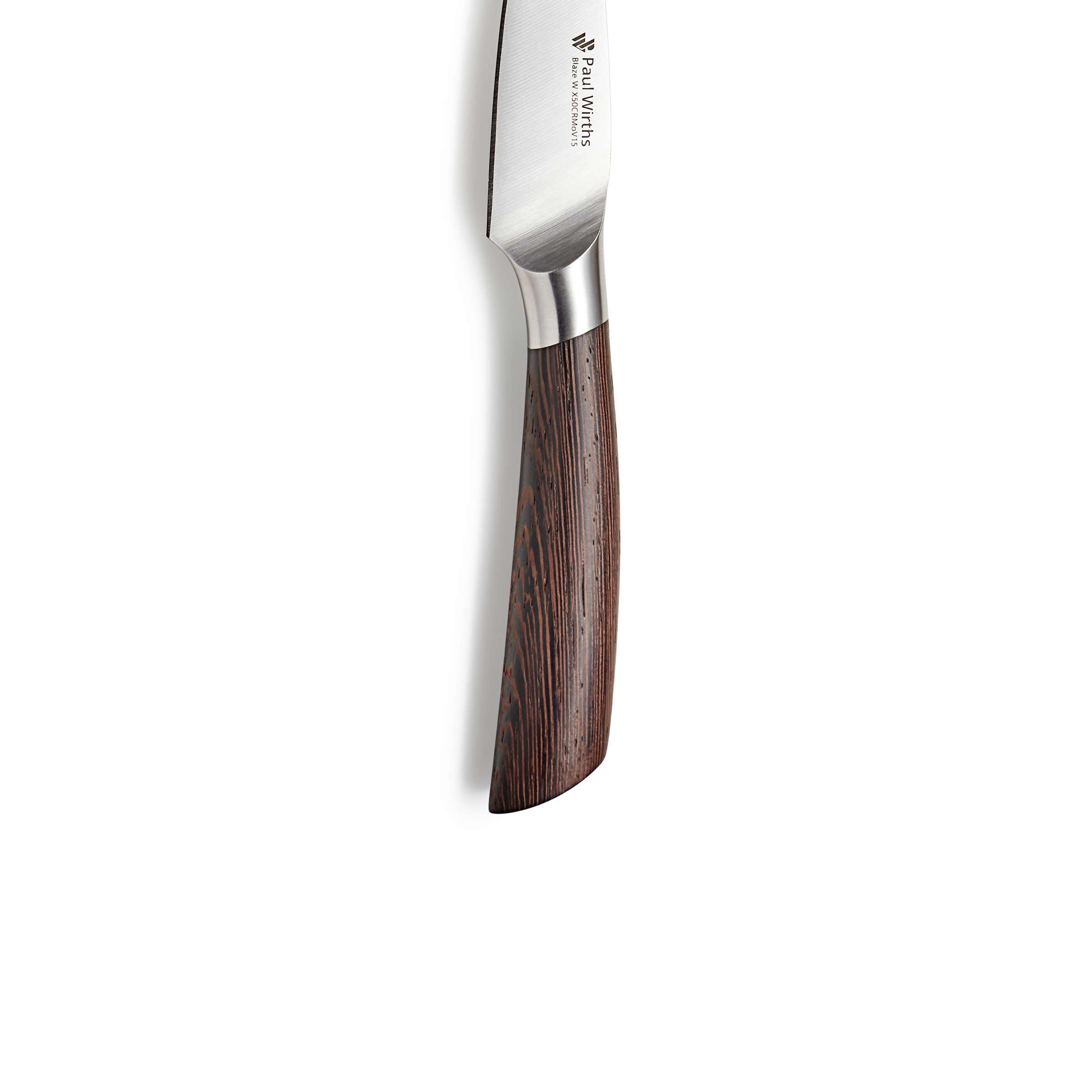 Schälmesser von Paul Wirths, Küchenmesser mit schmaler Klinge, ideal zum Schälen und Schneiden von Obst und Gemüse.