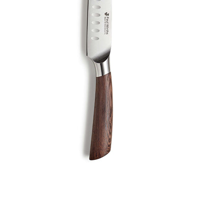 Schärfes Paul Wirths BLAZE Tranchiermesser für präzises Schneiden von Fleisch und Geflügel, mit ergonomischem Griff.