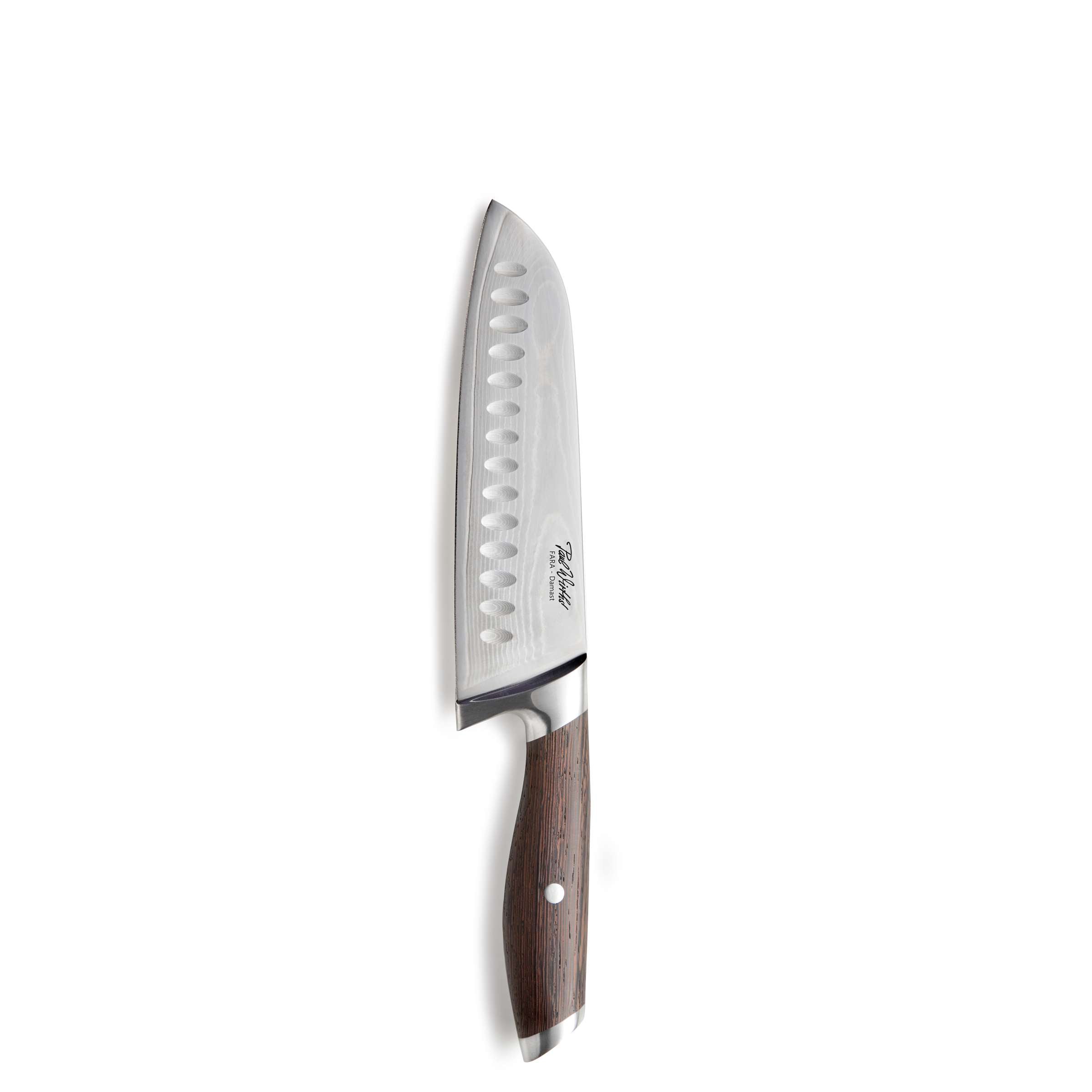 Paul Wirths Santokumesser für die Küche, scharfes Küchenmesser mit ergonomischem Griff, ideal zum Schneiden von Gemüse und Fleisch