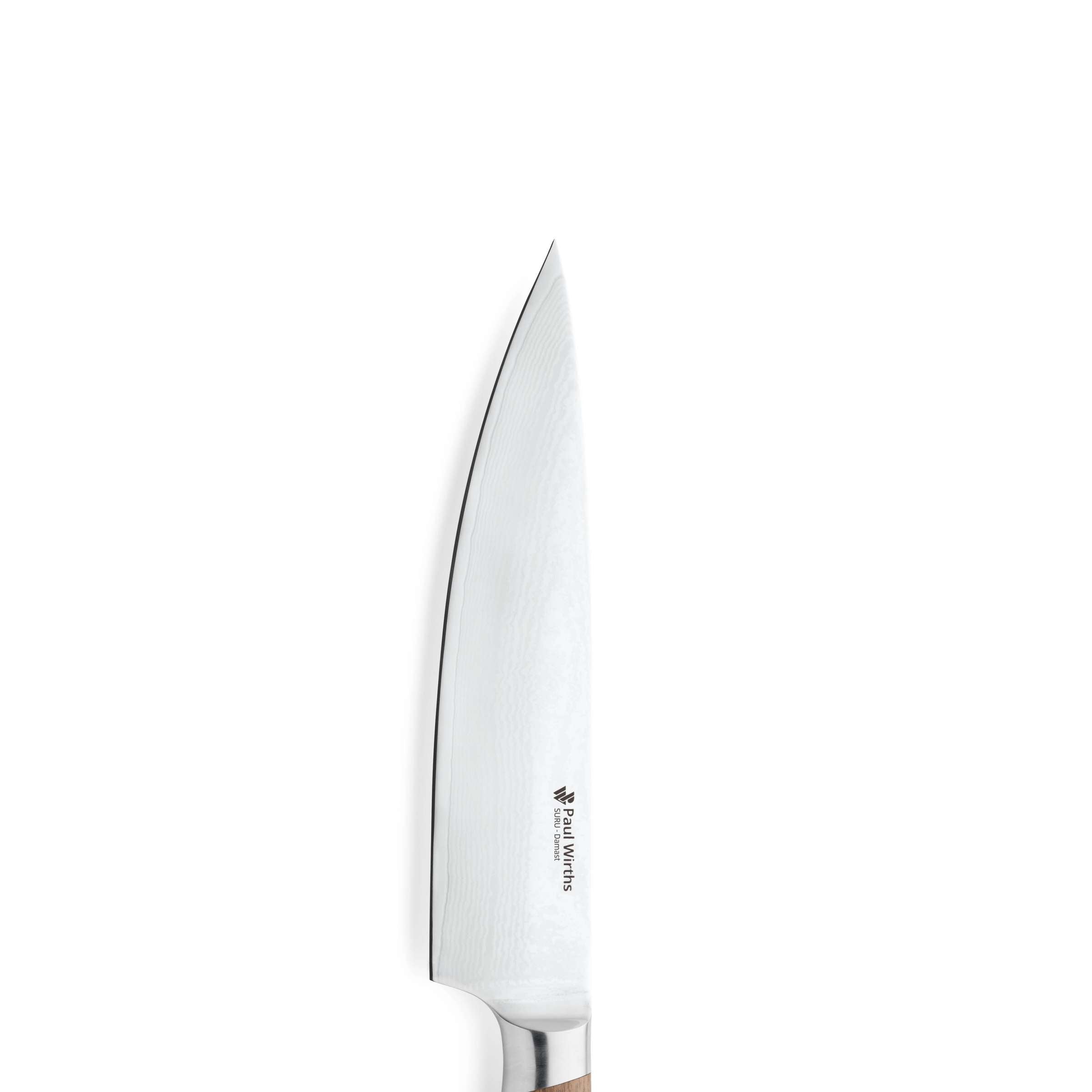 SURU Kochmesser von Paul Wirths, scharfes Küchenmesser mit ergonomischem Griff, ideal zum Schneiden und Zubereiten in der Küche